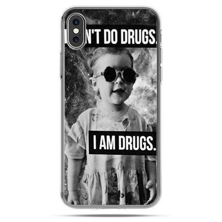Etui, iPhone X, I don`t do drugs I am drugs EtuiStudio