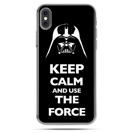 Etui, iPhone X, Keep calm and use the force EtuiStudio