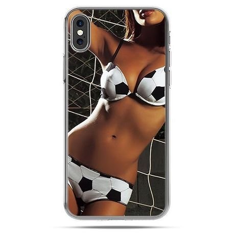 Etui, iPhone X, kobieta w bikini football EtuiStudio