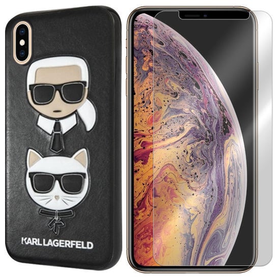 Etui Iphone Xs Max Karl Lagerfeld Choupette +Szkło Karl Lagerfeld