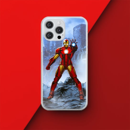 Etui Iron Man 006 Marvel Nadruk pełny Niebieski Producent: Samsung, Model: A14 4G/5G Inna marka