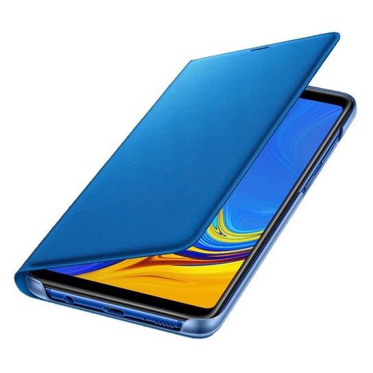 Etui kabura z kieszonką, kartę, Samsung Galaxy A9 2018 niebieski (EF-WA920PLEGWW) - Niebieski Samsung