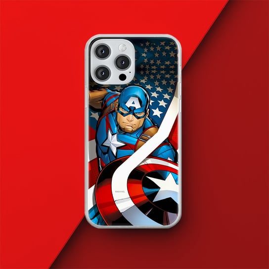 Etui Kapitan Ameryka 004 Marvel Nadruk pełny Wielobarwny Producent: Samsung, Model: M33 5G Inna marka