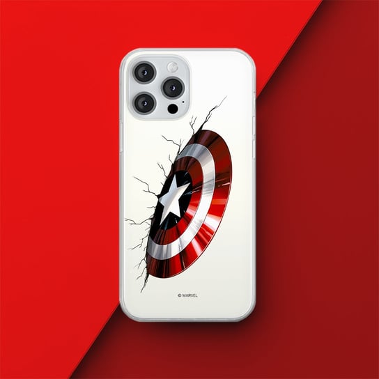 Etui Kapitan Ameryka 023 Marvel Nadruk częściowy Przeźroczysty Producent: Xiaomi, Model: 12T/ 12T pro/ K50 Ultra ERT Group