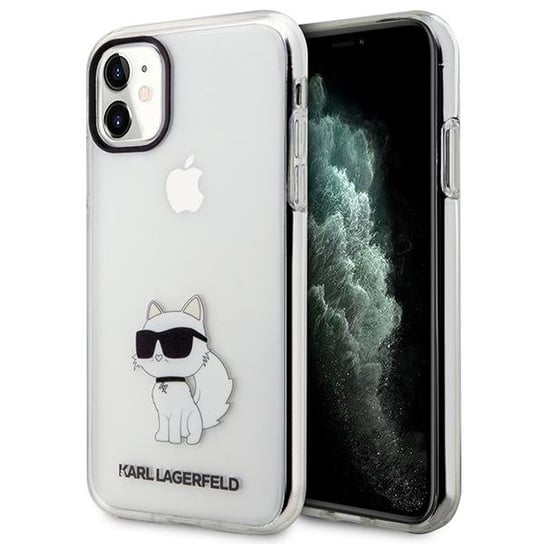 Etui Karl Lagerfeld iPhone 11 / Xr 6,1" transparent hardcase Ikonik Choupette Karl Lagerfeld