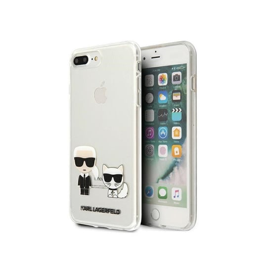 Etui Karl Lagerfeld KLHCI8LCKTR Apple iPhone 8/7 Plus hardcase Transparent Karl & Choupette Karl Lagerfeld