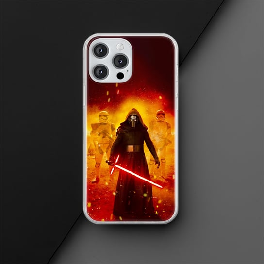 Etui Kylo Ren 001 Star Wars Nadruk pełny Pomarańczowy Producent: Samsung, Model: A14 4G/5G Inna marka