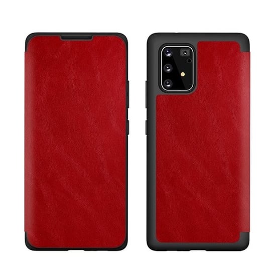 Etui Leather Book Samsung S10 Lite G770 /A91 czerwony/red No name