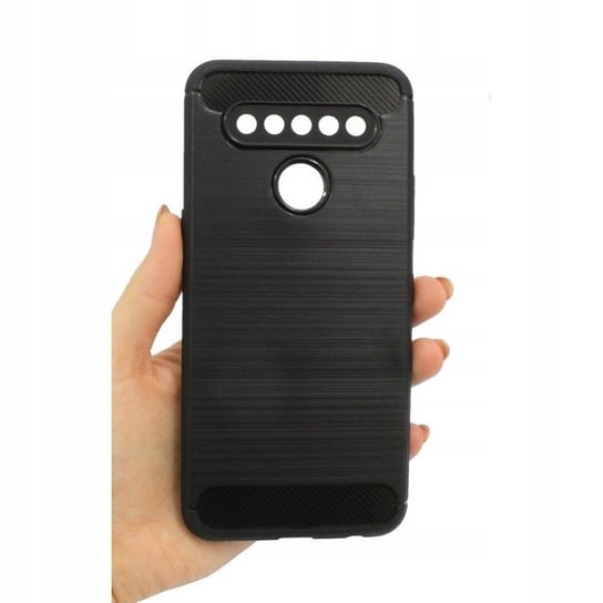 Etui LG K61 Q630 Bumper Carbon LUX Obudowa Pokrowiec Case do czarne GSM-HURT
