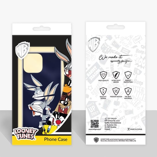 Etui Looney Tunes dedykowane do Iphone 11 PRO, wzór: Bugs 008 Etui całkowicie zadrukowane, oryginalne i oficjalnie licencjonowane ERT Group