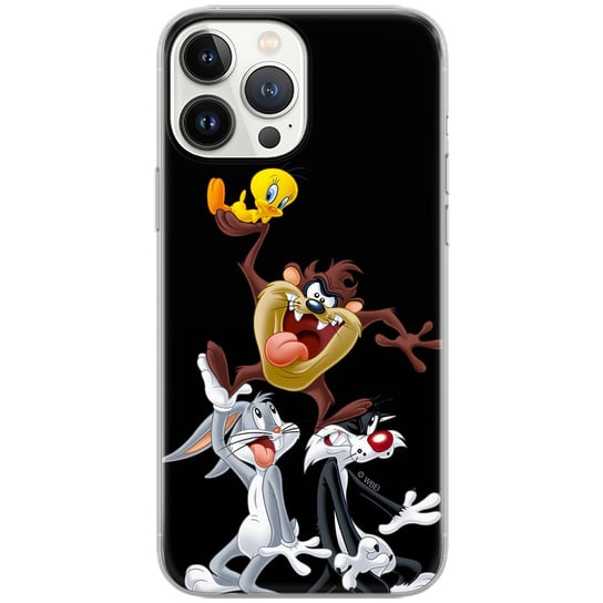 Etui Looney Tunes dedykowane do Iphone 13, wzór: Looney Tunes 001 Etui całkowicie zadrukowane, oryginalne i oficjalnie licencjonowane ERT Group