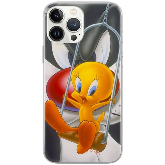 Etui Looney Tunes dedykowane do Iphone 14 PRO MAX wzór: Tweety 008 oryginalne i oficjalnie licencjonowane ERT Group