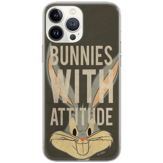 Etui Looney Tunes dedykowane do Iphone XS Max, wzór: Bugs 007 Etui całkowicie zadrukowane, oryginalne i oficjalnie licencjonowane ERT Group