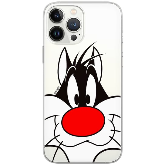 Etui Looney Tunes dedykowane do Samsung A32 4G LTE, wzór: Sylwester 001 Etui częściowo przeźroczyste, oryginalne i oficjalnie / Looney Tunes LOONEY TUNES