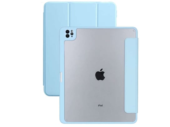 Etui magnetyczne 2w1 Alogy Magnetic Pencil Case do Apple iPad Air 4 2020 / 5 2022 Niebieskie + Szkło Alogy