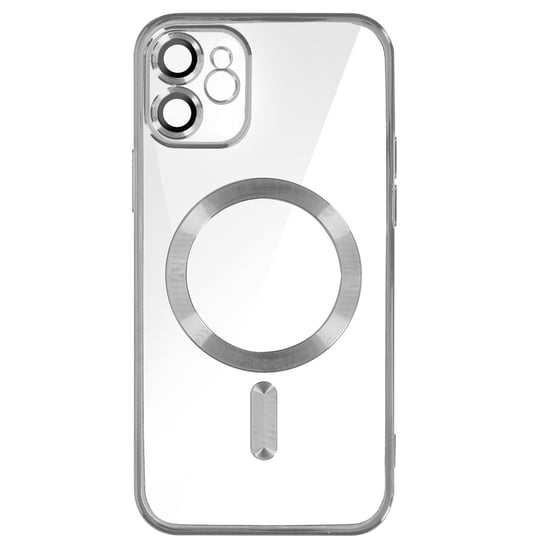 Etui MagSafe do iPhone 11 Silikonowe etui ochronne Camera Srebrny Avizar