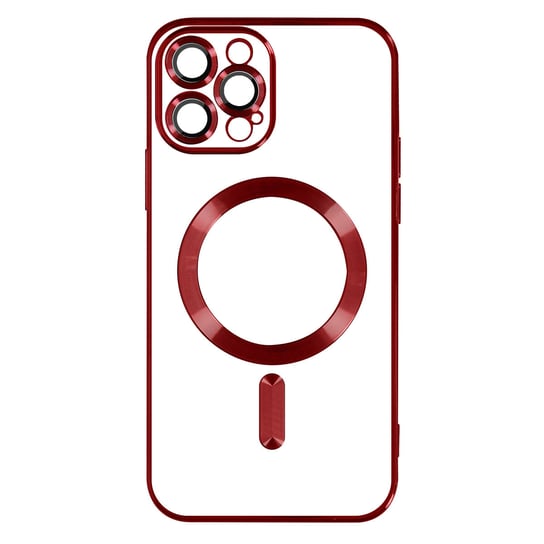 Etui MagSafe do iPhone 13 Pro Max Silikonowe etui ochronne Camera czerwony Avizar