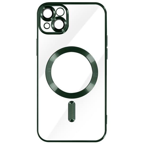 Etui MagSafe do iPhone 14 Plus Silikonowe etui ochronne Camera zielony Avizar