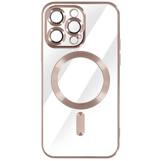 Etui MagSafe do iPhone 14 Pro Silikonowe etui ochronne Camera rózowy Avizar