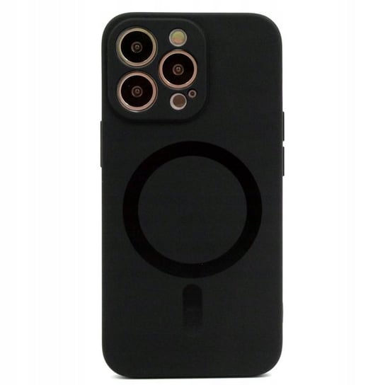 Etui MagSilicone do Apple iPhone 13 Pro Pokrowiec case czarny GSM-HURT