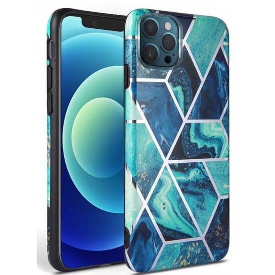 Etui Marble Blue Do Iphone 12 / 12 Pro Braders