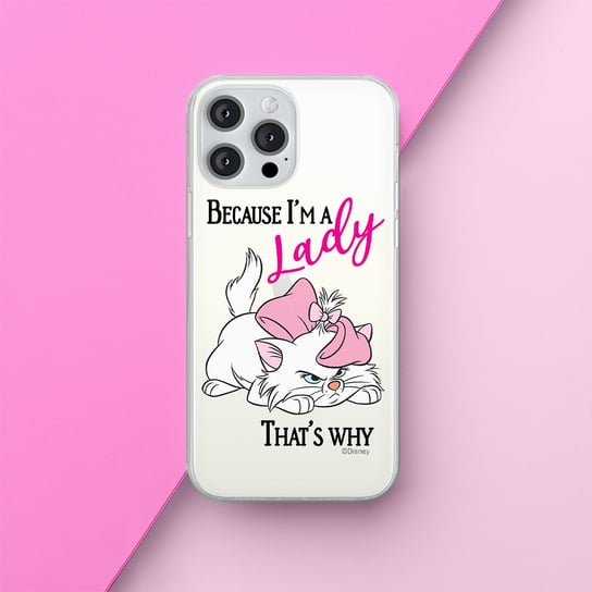 Etui Marie 004 Disney Nadruk częściowy Przeźroczysty Producent: Samsung, Model: S10 5G Inna marka