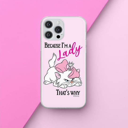 Etui Marie 004 Disney Nadruk pełny Różowy Producent: OPPO, Model: FIND X5 PRO ERT Group