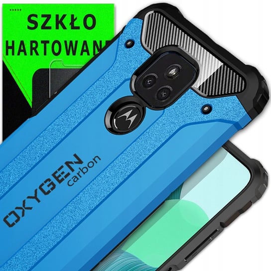 Etui marki OXYGEN CR do Motorola E7 Plus + szkło OXYGEN