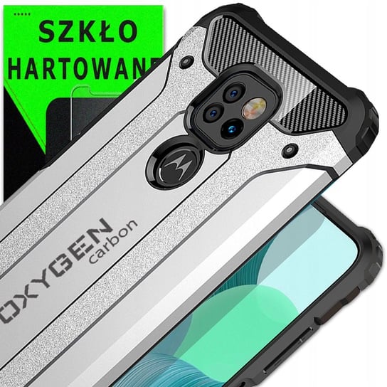 Etui marki OXYGEN CR do Motorola G9 Play + szkło OXYGEN