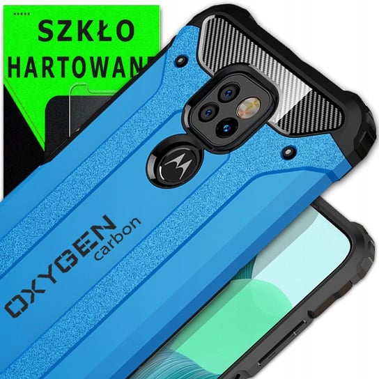 Etui marki OXYGEN CR do Motorola G9 Play + szkło OXYGEN