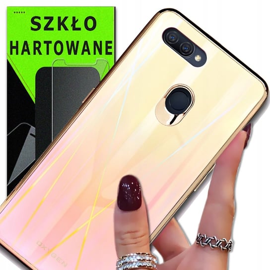 Etui marki OXYGEN GLASO do OPPO A12 + szkło 9H OXYGEN