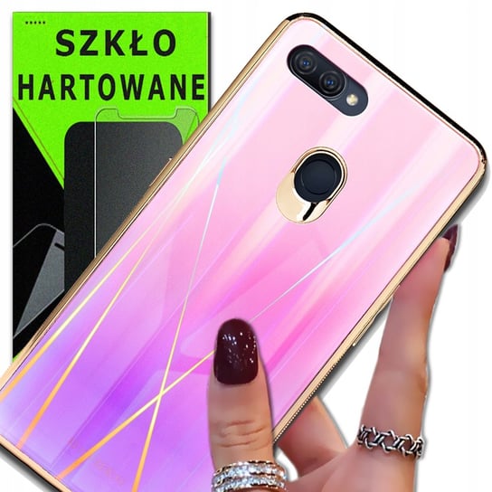 Etui marki OXYGEN GLASO do OPPO A12 + szkło 9H OXYGEN