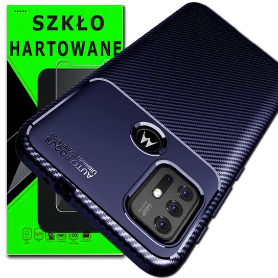 Etui marki OXYGEN GT do Motorola G30 + szkło 9H OXYGEN