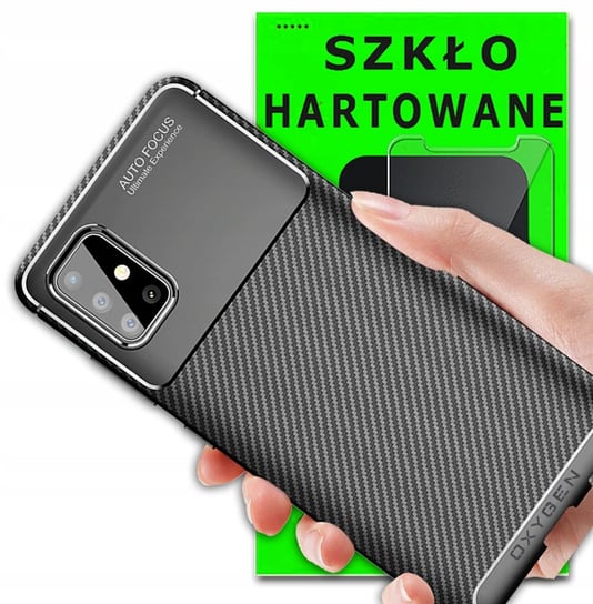 Etui marki OXYGEN GT do Samsung Galaxy M51+ szkło OXYGEN