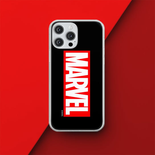 Etui Marvel 001 Marvel Nadruk pełny Czarny Producent: Samsung, Model: A01 Inna marka