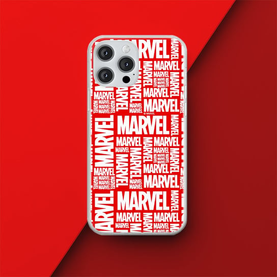 Etui Marvel 003 Marvel Nadruk pełny Czerwony Producent: Samsung, Model: A14 4G/5G Inna marka