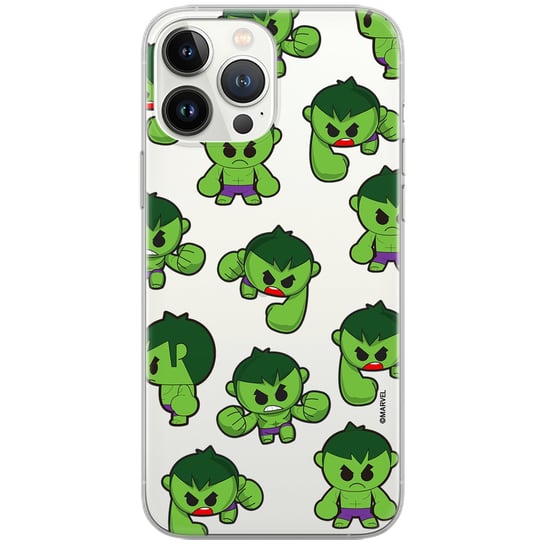 Etui Marvel dedykowane do Huawei Y7 2019/ Y7 PRIME 2019, wzór: Hulk 006 Etui częściowo przeźroczyste, oryginalne i oficjalnie licencjonowane ERT Group