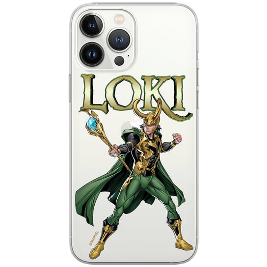 Etui Marvel dedykowane do Iphone 11, wzór: Loki 002 Etui częściowo przeźroczyste, oryginalne i oficjalnie licencjonowane Marvel