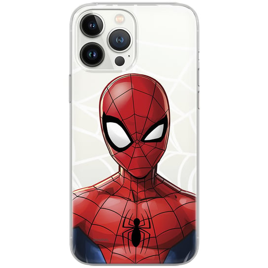 Etui Marvel dedykowane do Iphone 11, wzór: Spider Man 012 Etui częściowo przeźroczyste, oryginalne i oficjalnie licencjonowane Marvel