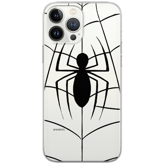 Etui Marvel dedykowane do Iphone 11, wzór: Spider Man 013 Etui częściowo przeźroczyste, oryginalne i oficjalnie licencjonowane Marvel