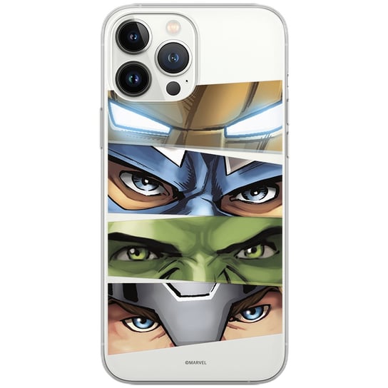 Etui Marvel dedykowane do Iphone 12 / 12 PRO, wzór: Avengers 006 Etui częściowo przeźroczyste, oryginalne i oficjalnie licencjonowane Marvel