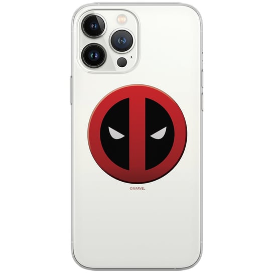 Etui Marvel dedykowane do Iphone 13 PRO, wzór: Deadpool 003 Etui częściowo przeźroczyste, oryginalne i oficjalnie licencjonowane Marvel