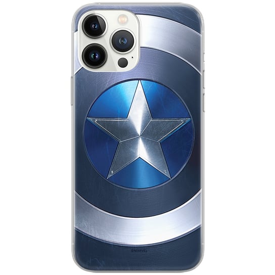 Etui Marvel dedykowane do Iphone 14 PRO MAX wzór: Kapitan Ameryka 005 oryginalne i oficjalnie licencjonowane ERT Group