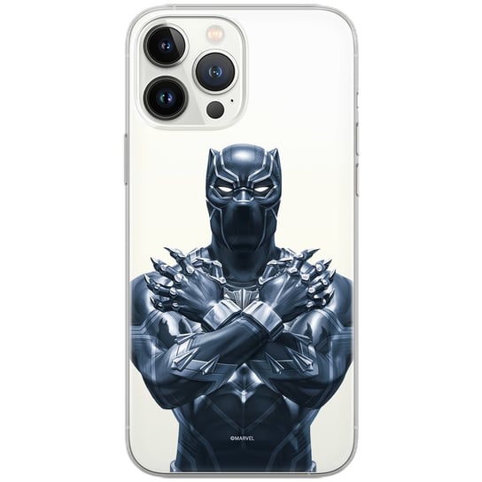 Etui Marvel dedykowane do Iphone 14 PRO wzór: Czarna Pantera 012 oryginalne i oficjalnie licencjonowane ERT Group