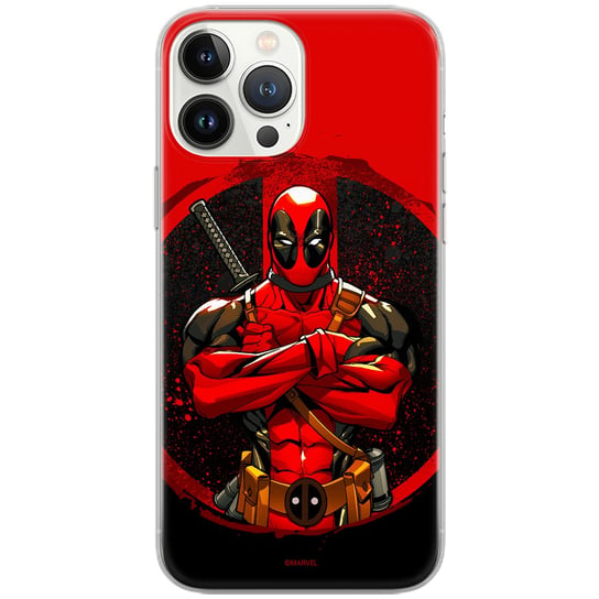 Etui Marvel dedykowane do Iphone 14 wzór: Deadpool 006 oryginalne i oficjalnie licencjonowane ERT Group