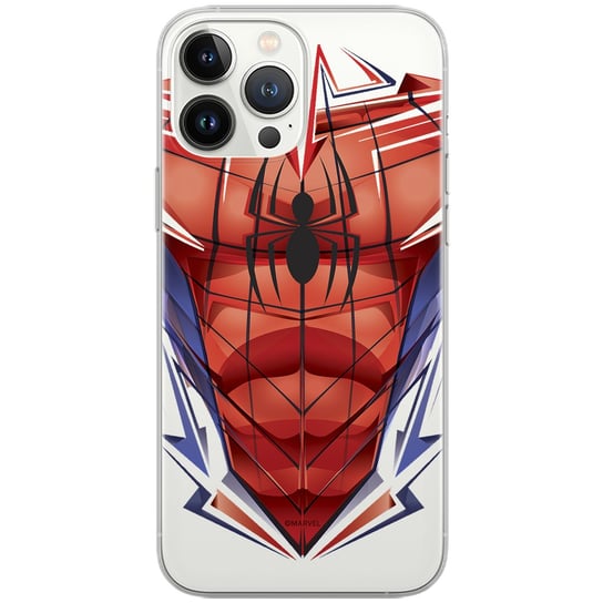 Etui Marvel dedykowane do Samsung S22 PLUS, wzór: Spider Man 005 Etui częściowo przeźroczyste, oryginalne i oficjalnie licencjonowane ERT Group