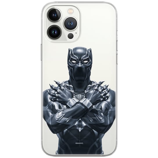 Etui Marvel dedykowane do Xiaomi REDMI 9T/ POCO M3, wzór: Czarna Pantera 012 Etui częściowo przeźroczyste, oryginalne i oficjalnie licencjonowane ERT Group