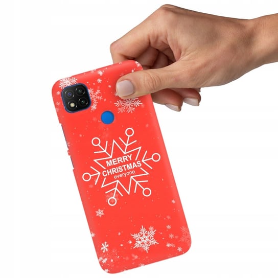 Etui Matowe CZERWONY XIAOMI REDMI 9C Zimowe Świąteczne Mikołaj Wiele Wzorów Funnycase