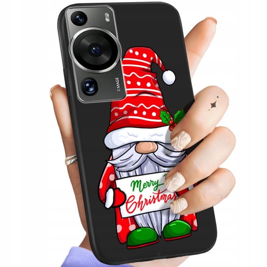 Etui Matowe Do Huawei P60 / P60 Pro Wzory Mikołaj Święta Renifer Obudowa Huawei