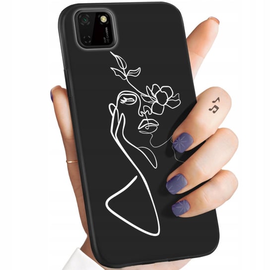 Etui Matowe Do Huawei Y5P Wzory Line Art Kreska Linia Obudowa Pokrowiec Huawei